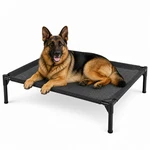 Cooling Elevated Bed Raised Outdoor Pet Cot For Large Dogs Breathable. Fixed Price $44.99.