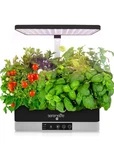 Serenelife Smart Garden-indoor Herb W/ Led Grow Lights Panel-black. Fixed Price $85.49.