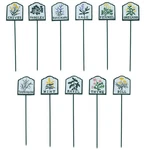 Herb Signs Markers Labels Cast Iron Plant Plaque Garden Yard Allotment. Fixed Price $26.19.