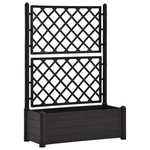 Garden Raised Bed With Trellis, For Flowers And Plants, Pp Vidaxl. Fixed Price $96.99.