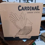Cardinal Garden Decor Metal Yard: Art Outdoor Sculptures & Statue, Ornament, Red. Fixed Price $20.00.