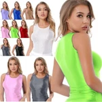 Woman Vest Club Tank Gym Camisole Tops Workout Blouse Shiny Tee Thin. Fixed Price $10.50.