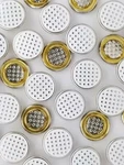 Size 20- 1/2" Shirting Gripper Snaps, 100 Sets, Free Shipping Usa. Fixed Price $36.50.