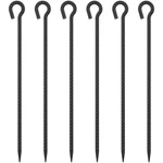 24 Inch Rebar Stakes 1/2" Diameter 6 Pack, Heavy Duty Steel Ground Anchors Wi.... Fixed Price $48.36.