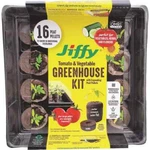 Jiffy 50MM Tray 16 Peat Pellet Fast Starter Kit Ship!! Seedling. Fixed Price $29.84.