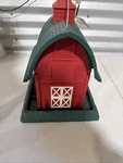 North States Industries Red Barn Bird Feeder - Holds 5 Lbs Hang/pole Mount. Fixed Price $12.00.