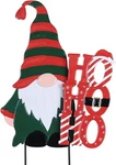 Yeahome Christmas Outdoor Decorations, Metal Gnome Decorative Garden Colorful. Fixed Price $21.30.