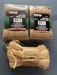 Tool Bench Jute Twine 3-PACK And American Oak Raffia Bundle (SR594). Fixed Price $14.99.