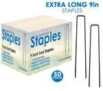 Sandbaggy 50 9 Inch Extra Long Landscape Staples Sod Garden Stakes Weed. Fixed Price $27.03.