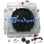 3 Row Aluminum Radiator Shroud Fan Relay 55-59 Chevy Apache Suburban. Fixed Price $476.99.