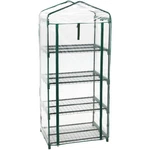 Small Space Garden Greenhouse, 4 Shelf With Zipper Plastic Cover, 63 X 27 Inches. Fixed Price $72.98.