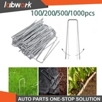 Labwork 100/200/500/1000PACK Garden Stakes 6" Galvanized Landscape Staples. Fixed Price $20.29.