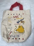 Mini Canvas Tote Www Mouse Internet Computer Windows Online Vintage 90S. Fixed Price $18.99.