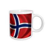 3DROSE Flag Of Bnorway Waving The Wind Country National Norwegian Mug. Fixed Price $11.99.