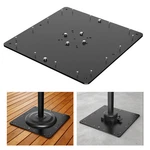Offset Cantilever Umbrella Base - Bolt Down Outdoor Steel Plate. Fixed Price $99.99.