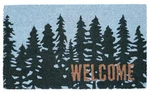 Kaf Home - 17 X 30 Coir Doormat Welcome Pine Trees. Fixed Price $26.18.