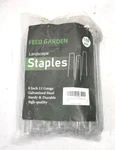 Feed Garden 8" 100 Pack Galvanized Landscape Staples 11 Gauge Anti Rust. Fixed Price $25.99.