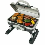 Cuisinart CGG180TS Petit Gourmet Portable Tabletop Gas Grill - Silver. Fixed Price $225.00.