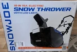 Snow Joe SJ618E Electric Single Stage Thrower Blower 18-INCH 13 Amp Motor. Fixed Price $109.94.