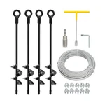 4 Pack 18" Heavy Duty Ground Anchors Shed Kit With 3/16" Gal... Fast Ship. Fixed Price $49.99.
