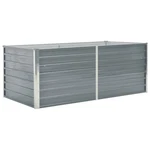 Raised Garden Bed Flower Galvanized Steel Outdoor Planter Gray Vidaxl. Fixed Price $53.99.