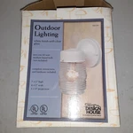 Jelly Jar 1-LIGHT Outdoor Wall With Clear Ribbed Glass 500181 Design House. Fixed Price $19.99.
