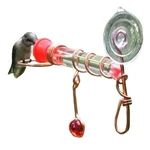 Songbird Essentials Window Hummingbird Feeder With Perch - Copper Wire Wrappe.... Fixed Price $37.87.