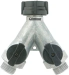 Gilmour Full Flow Aluminum 2-WAY Connector AY2FFM. Fixed Price $20.21.