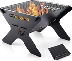 Camping Campfire Grill, Portable Folding Charcoal Grills, Backpacking Bbq. Fixed Price $41.56.