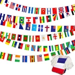 224 Countries International World String Flags Banner Set Small Mini National.... Fixed Price $38.59.