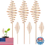 Nachlynn 6PK Electroculture Copper Plant Stakes - 10" Long Garden Antenna. Fixed Price $17.89.