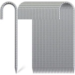 OK5STAR 12 Inch J Hook Rebar Stakes Pack, Heavy Duty Galvanized Steel Grou.... Fixed Price $32.84.