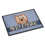 Caroline's Treasures BB1390JMAT Yorkie Yorkishire Terrier Welcome Doormat 24X.... Fixed Price $29.94.
