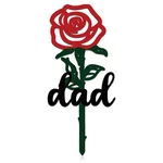Pelopy Father's Day Memorial Grave Markers Dad Decorations For Silver. Fixed Price $17.57.