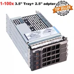 For Dell Hybrid Caddy R320 R420 R520 R720XD 3.5" Tray + 2.5" Adapter Lot. Fixed Price $1300.00.