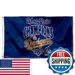 Los Angeles Dodgers 2025 World Champions Series 3X5 Flag. Fixed Price $64.32.