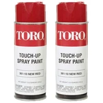 2PK Genuine Oem Toro 361-10 Touch-up Spray Paint Red 12 Oz.. Fixed Price $57.99.