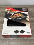 Weber 6732 Bbq Grill Saute Ceramic Coated Pan Piece Set New. Fixed Price $29.95.