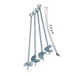 Shelterlogic Shelterauger 4-PIECE 30-INCH Reusable Heavy Duty Steel Earth Aug.... Fixed Price $63.41.