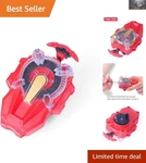 Sparking Bey Burst Launcher - 2.35" Red Right Spin Toy For Young Players. Fixed Price $15.19.