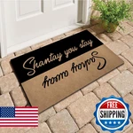Melodaddy Funny Welcome Doormat Front Porch Decor Rugs With Rubber Back 30"(L) X. Fixed Price $33.87.