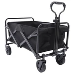 5-INCH Rubber Wheel Folding Trolley, Adjustable Handle 2 Cup Holders. Fixed Price $72.88.