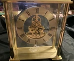 Disney Mantel Clock With Mickey - High End Howard Miller Brass Parts Only. Fixed Price $30.00.