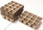 96 Cells Biodegradable Paper Peat Pots Seed Starters Garden Planters 8 Trays. Fixed Price $15.99.