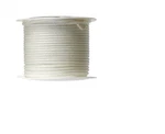 Wellington Braid Rope 11/64 In. Dia. X 200 Ft. Jacket Nylon Cord White Spool. Fixed Price $25.00.