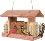 SOLUTION4PATIO Us Cedar Hopper Bird Feeder For Outdoors Hanging, Handcrafted Woo. Fixed Price $55.99.