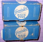 Vintage Sta-rite Ginnie Lou Tempered Bobby Hair Pins Salon (2) Box Lot Usa Nos. Fixed Price $24.95.