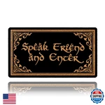 Haowsmat Welcome Funny Front Speak Friend And Enter Doormat Anti-slip Mats. Fixed Price $34.64.
