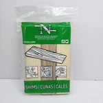 Nelson Wood Shims 9 Pcs. 1-1/2"X6". Fixed Price $7.75.