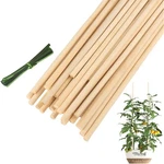 28 Pcs Bamboo Stakes, 18 Inches Wooden For Indoor Plants, .... Fixed Price $16.97.